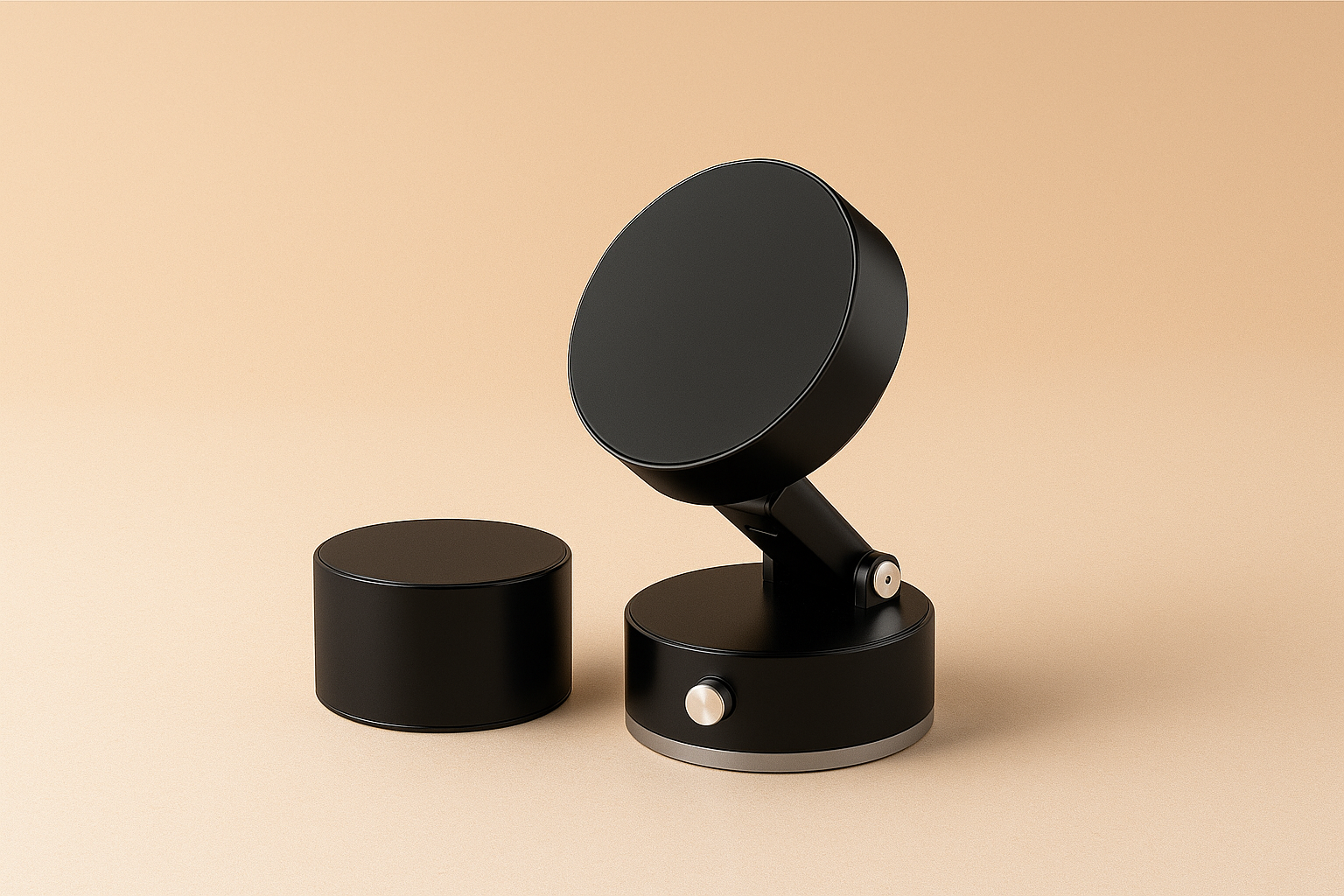 EaseCrew MagGrip INR 549 – Magnetic Vacuum Suction Mobile Holder (Black)